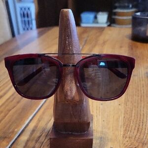 Nicole Miller Burgundy Sunglasses